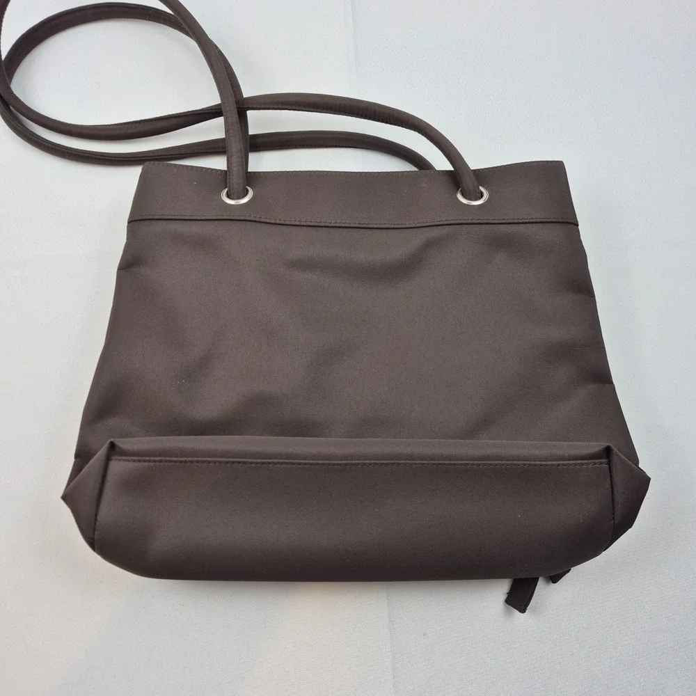 Perry Ellis America Brown Nylon Shoulder Bag Purse‎ Style 2.3670.BN.PM.S NWOT